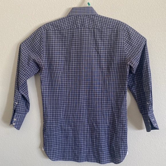 TOM FORD Men’s Plaid Dress Shirt Size 38/15 - Picture 4 of 6